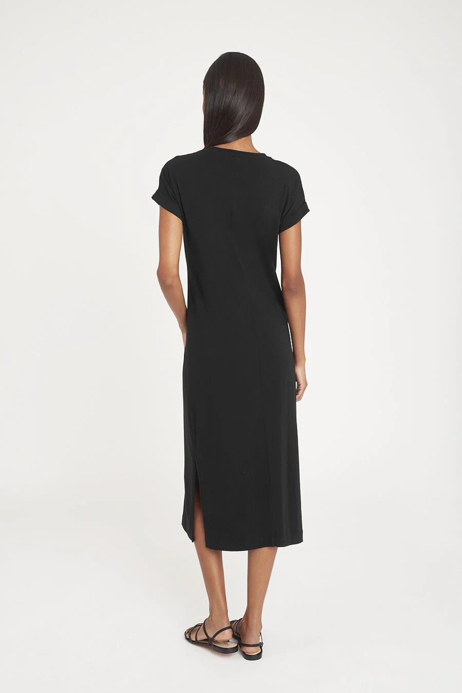 V-Neck Midi Dress - Image 4