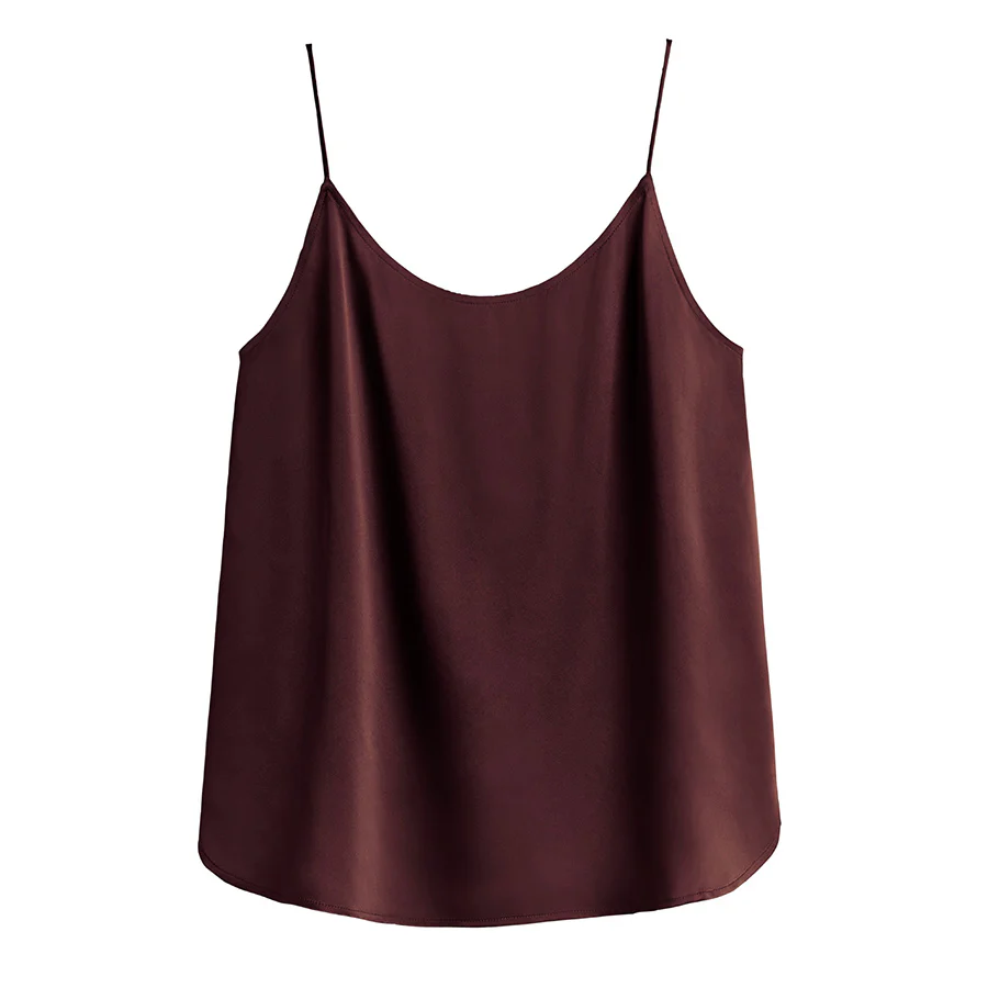 Washable Charmeuse Cross-Back Cami - Image 33