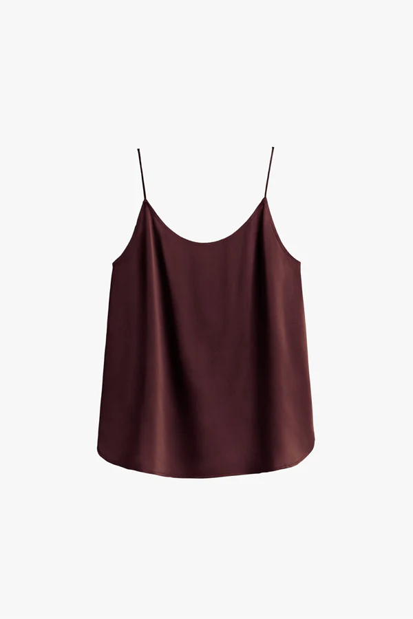 Washable Charmeuse Cross-Back Cami - Image 34