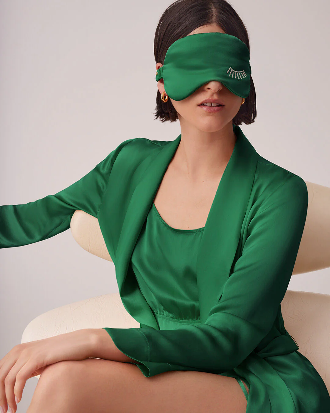 Washable Charmeuse Eye Mask - Image 5