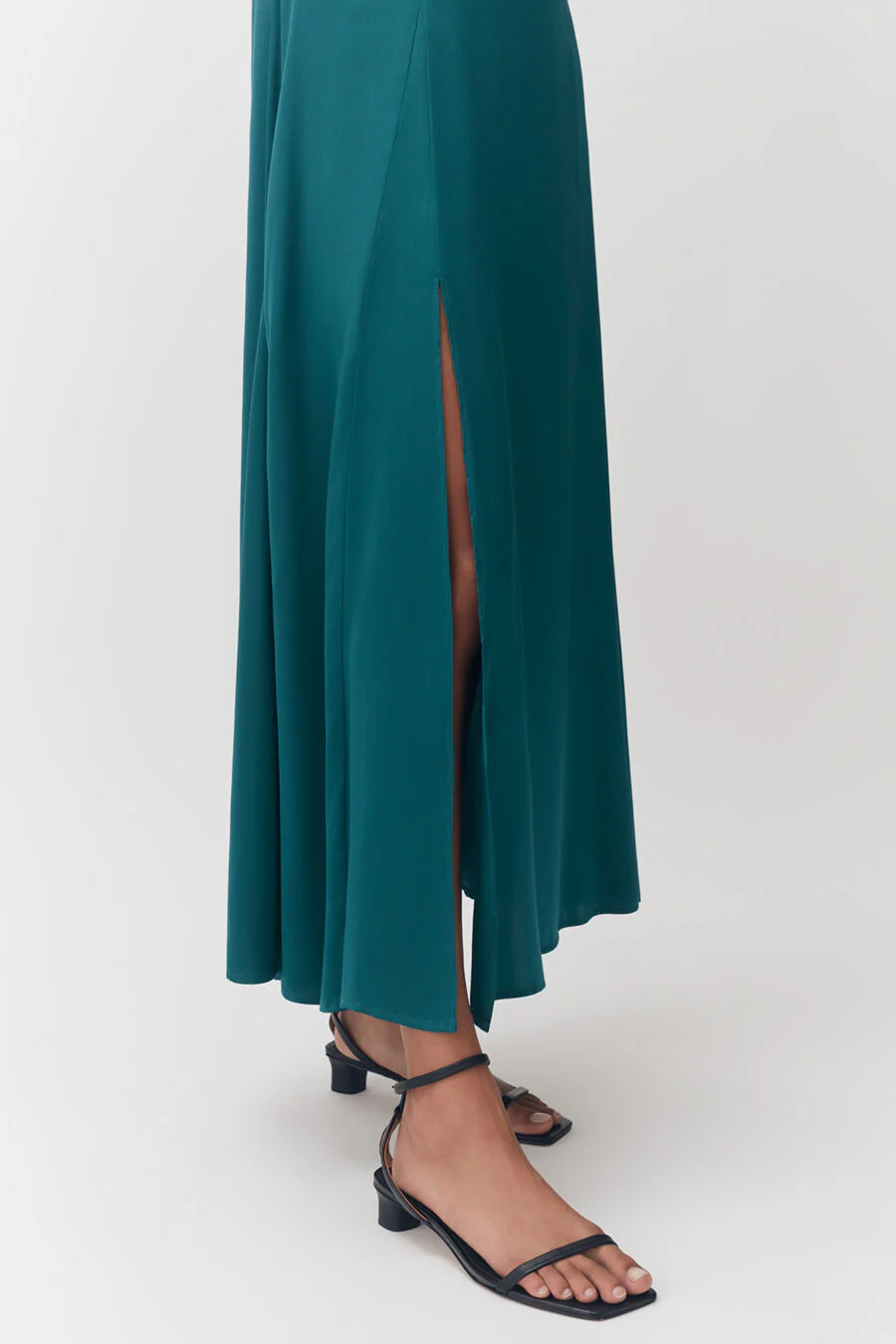 Washable Charmeuse Maxi Skirt - Image 12