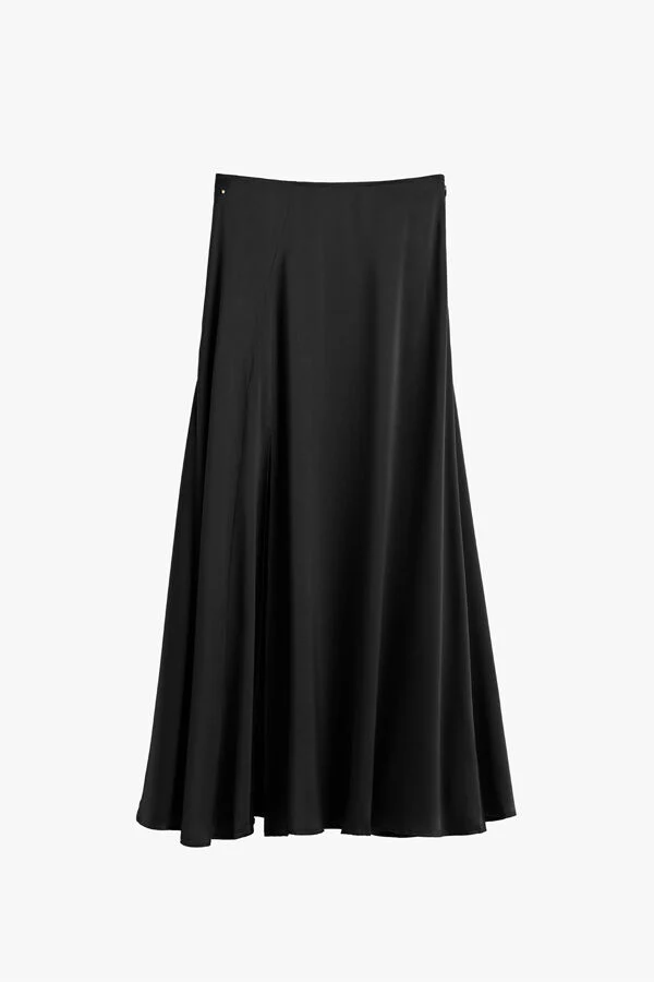 Washable Charmeuse Maxi Skirt - Image 2