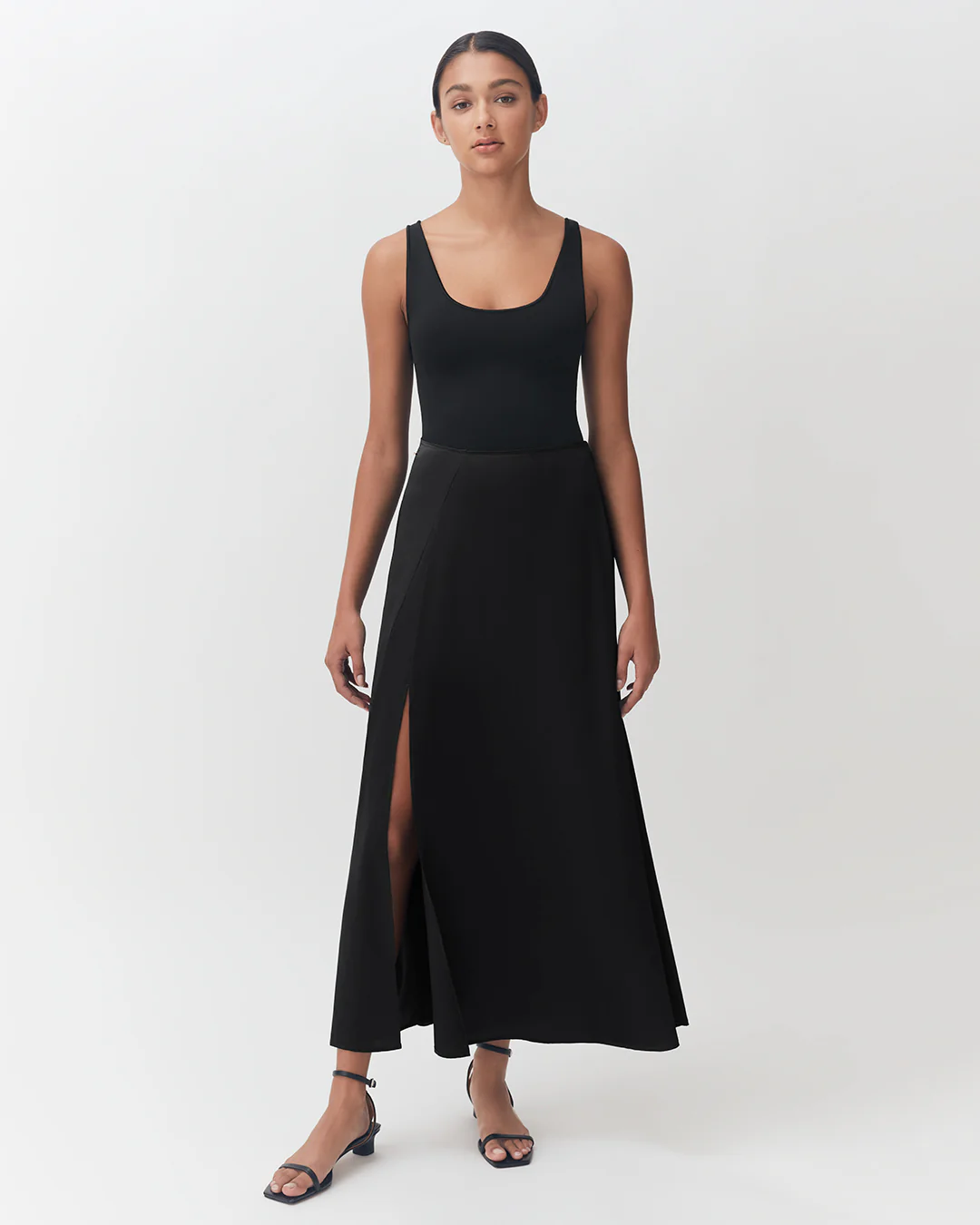 Washable Charmeuse Maxi Skirt - Image 23