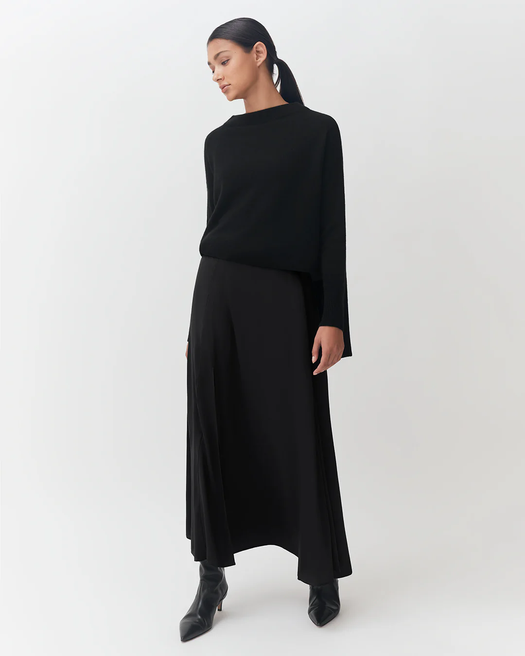 Washable Charmeuse Maxi Skirt - Image 24