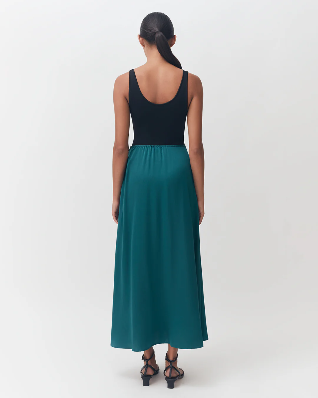 Washable Charmeuse Maxi Skirt - Image 31