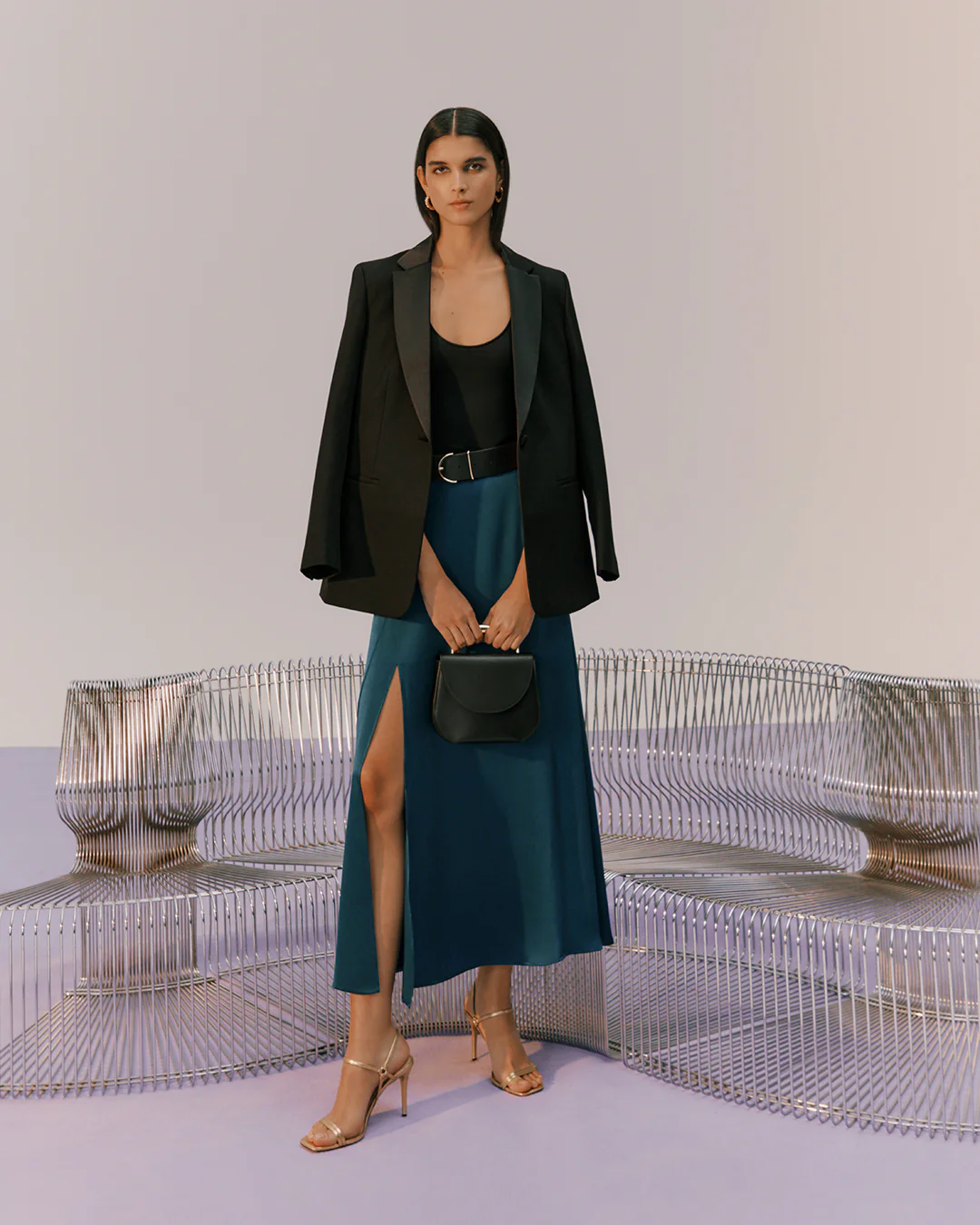 Washable Charmeuse Maxi Skirt - Image 33