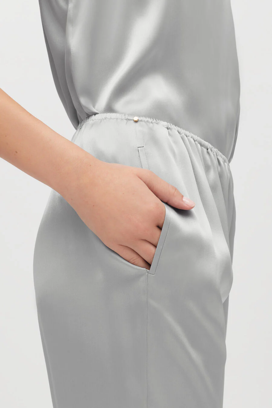 Washable Charmeuse Tapered Pant - Image 11