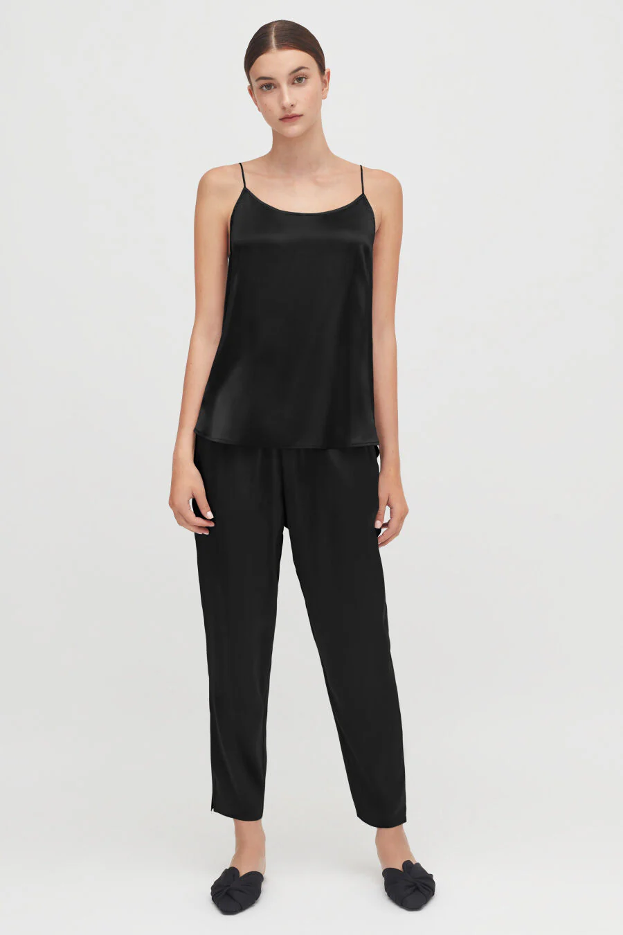 Washable Charmeuse Tapered Pant - Image 3