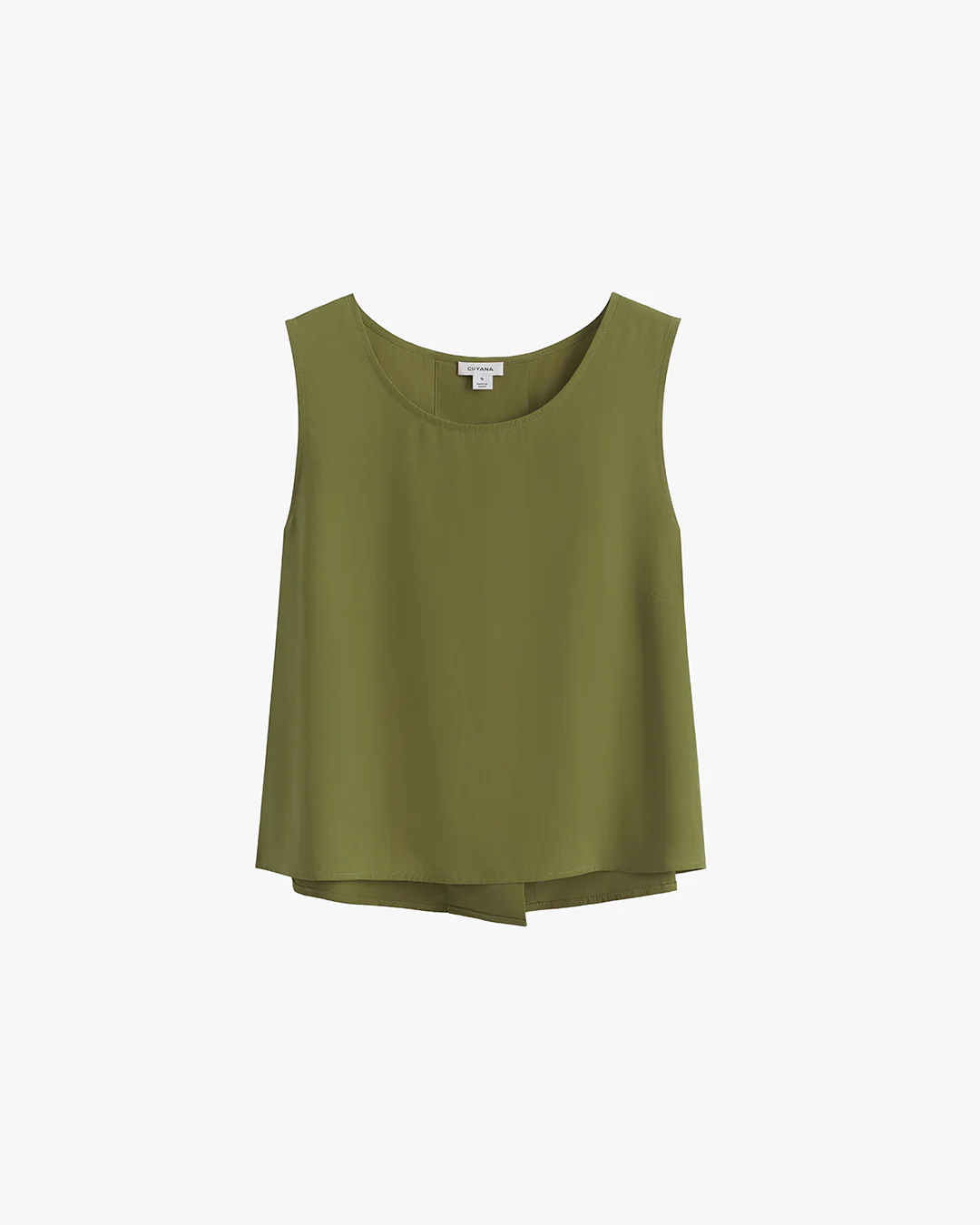 Washable Silk Cropped Overlay Tank - Image 12