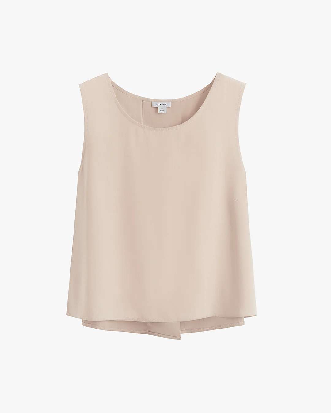 Washable Silk Cropped Overlay Tank - Image 23