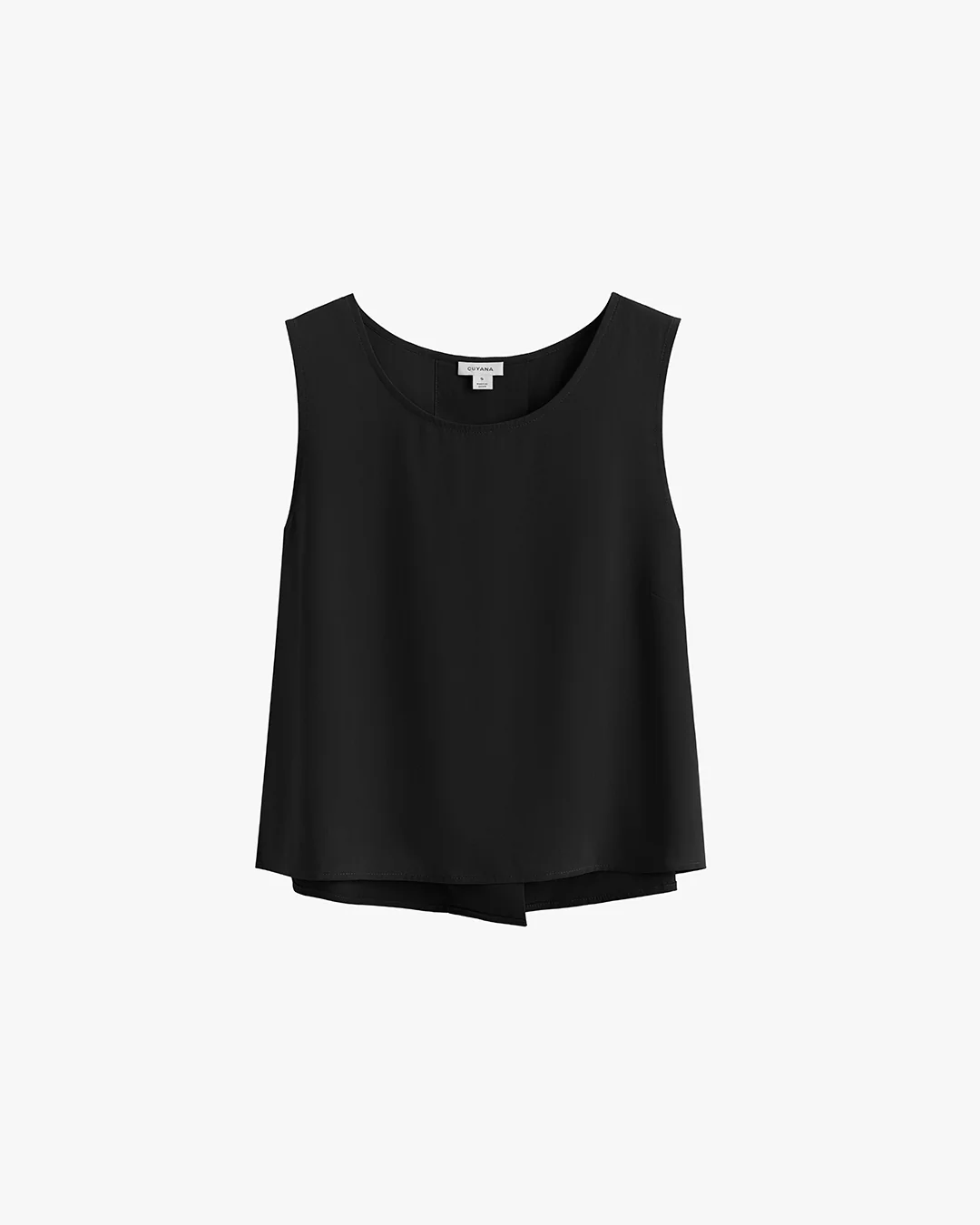 Washable Silk Cropped Overlay Tank - Image 5