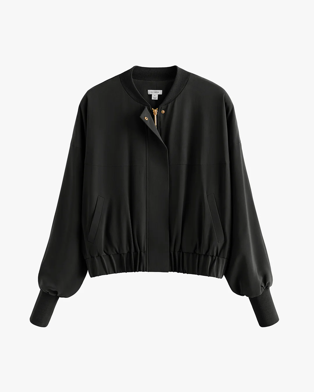 Washable Silk Relaxed Bomber - Image 3
