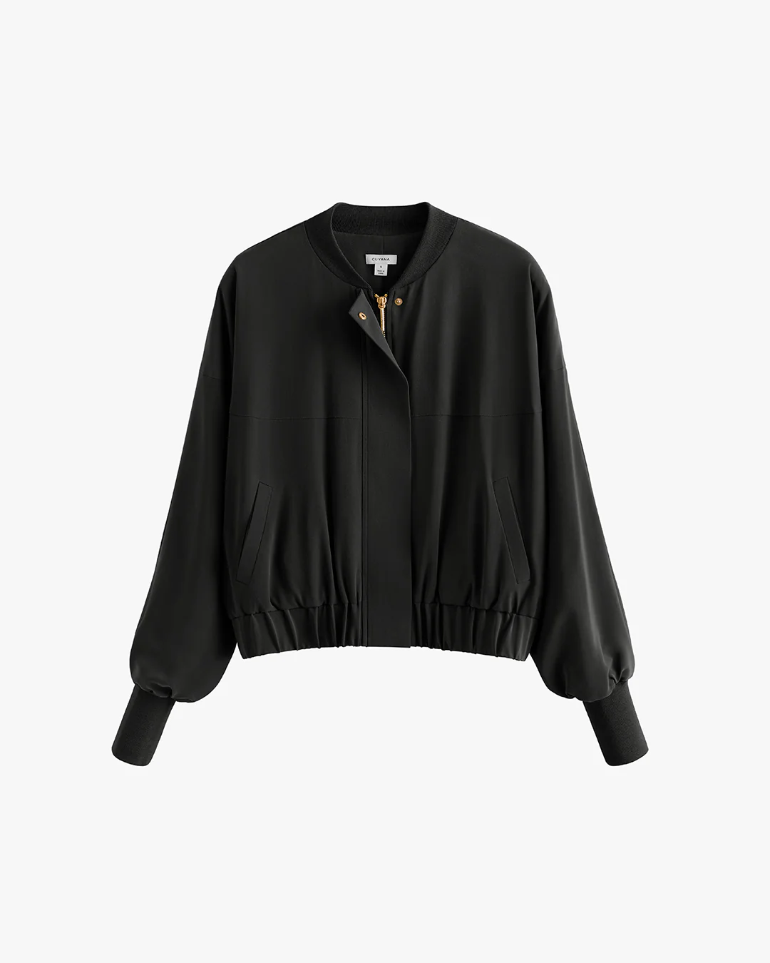Washable Silk Relaxed Bomber - Image 4
