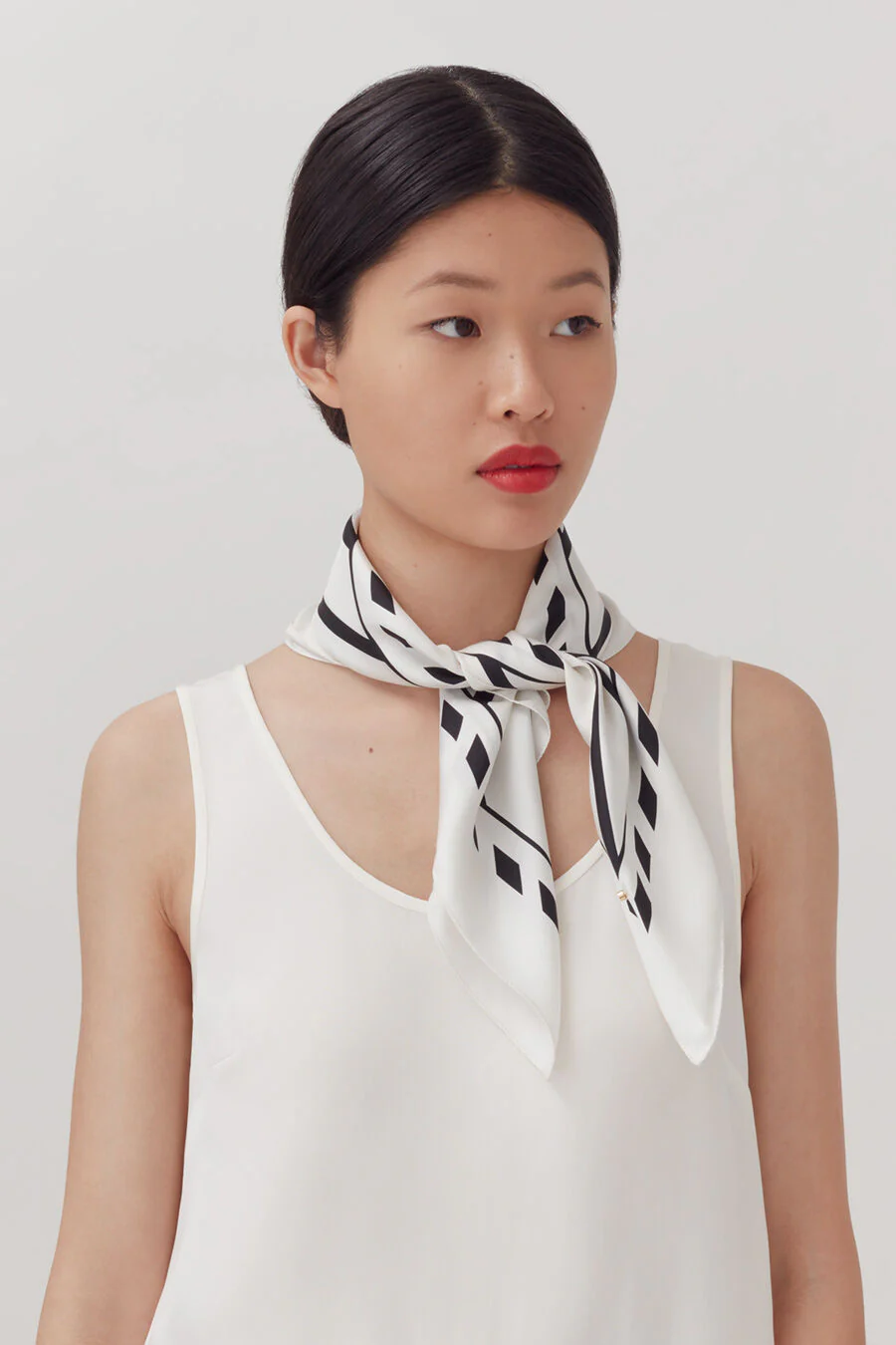 Washable Silk Striped Bandana - Image 13
