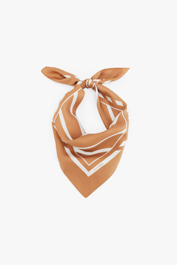 Washable Silk Striped Bandana - Image 20