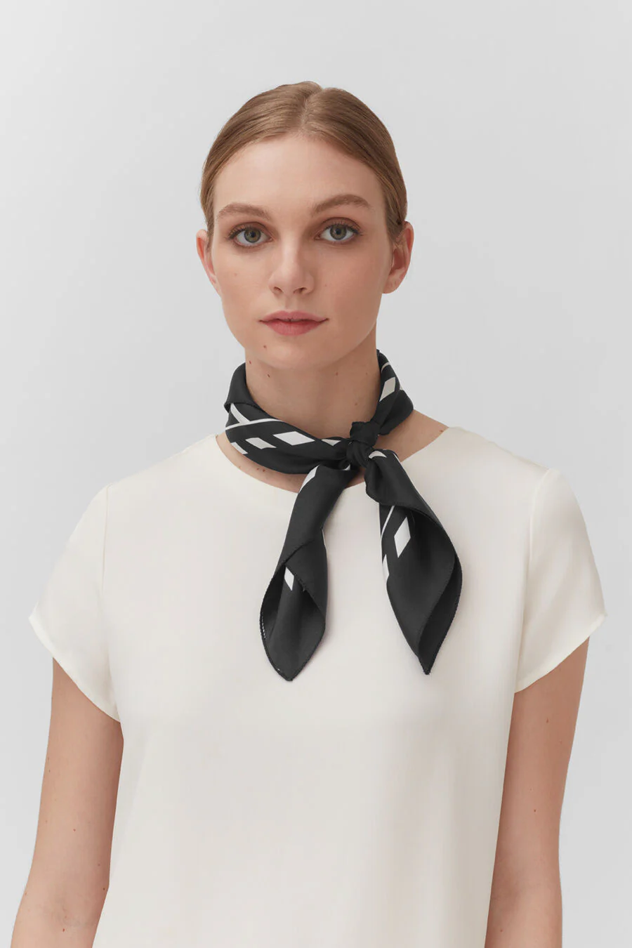 Washable Silk Striped Bandana - Image 5