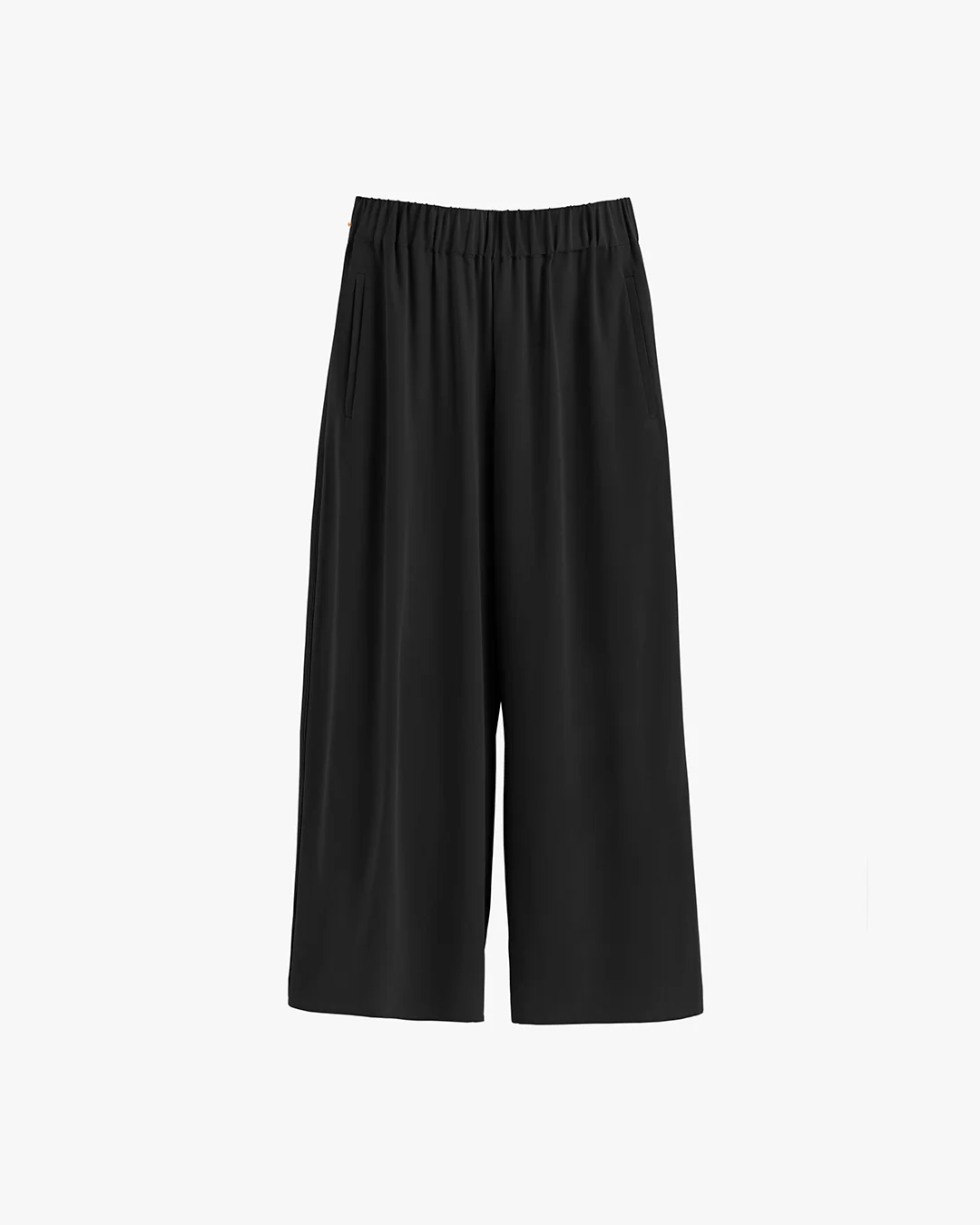 Washable Silk Wide-Leg Cropped Pant - Image 21