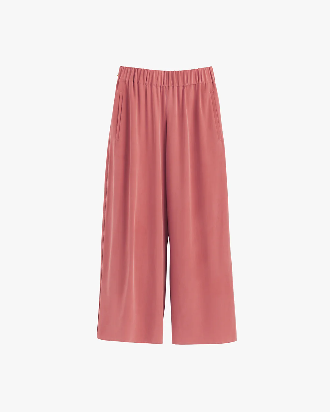 Washable Silk Wide-Leg Cropped Pant - Image 22