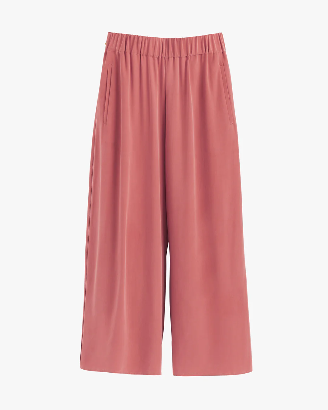 Washable Silk Wide-Leg Cropped Pant - Image 23