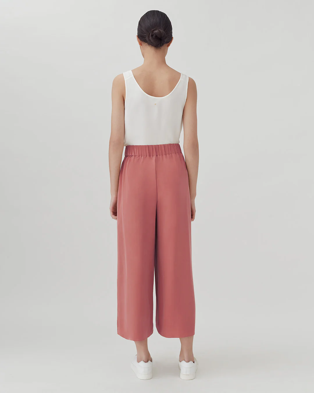 Washable Silk Wide-Leg Cropped Pant - Image 24