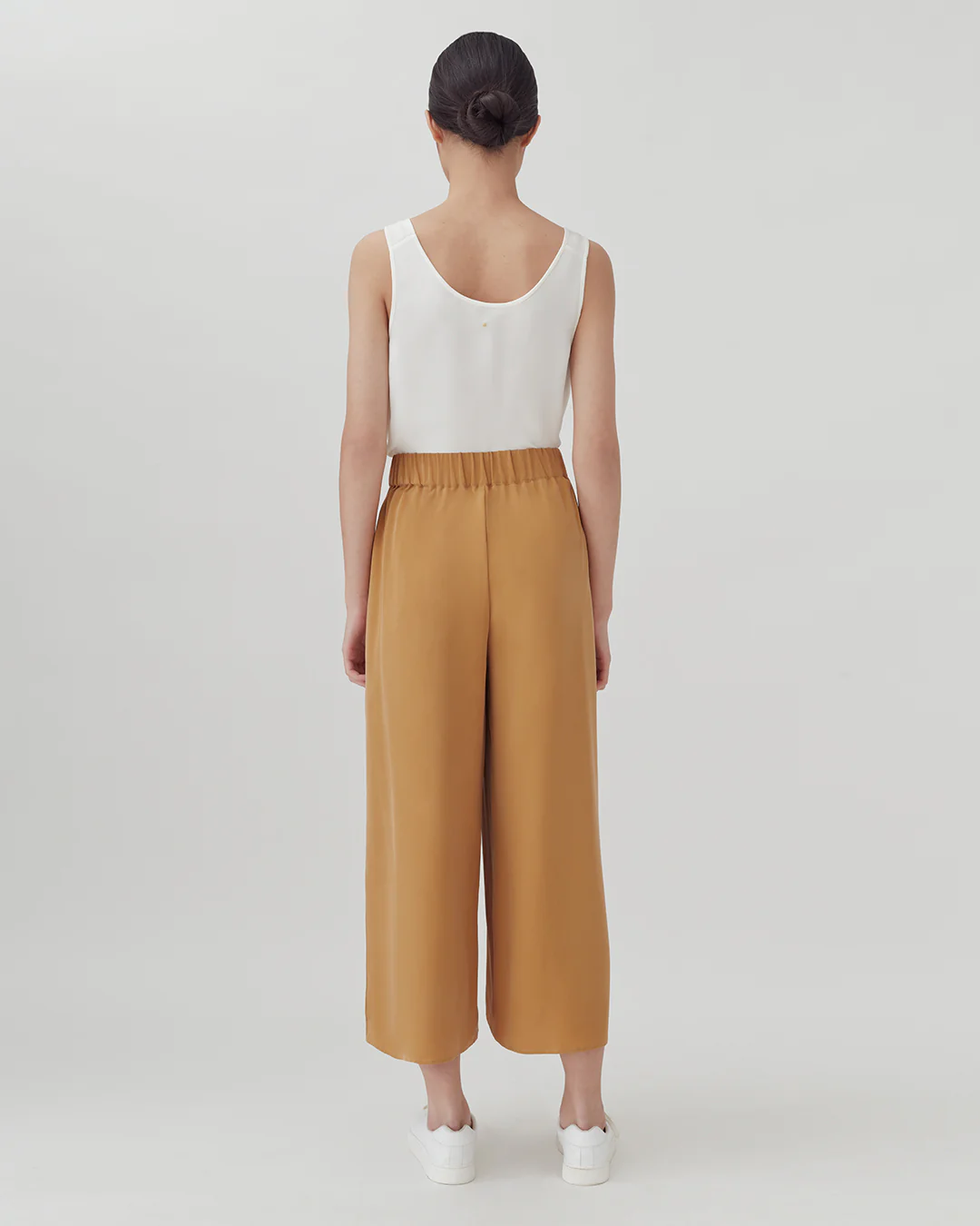 Washable Silk Wide-Leg Cropped Pant - Image 28