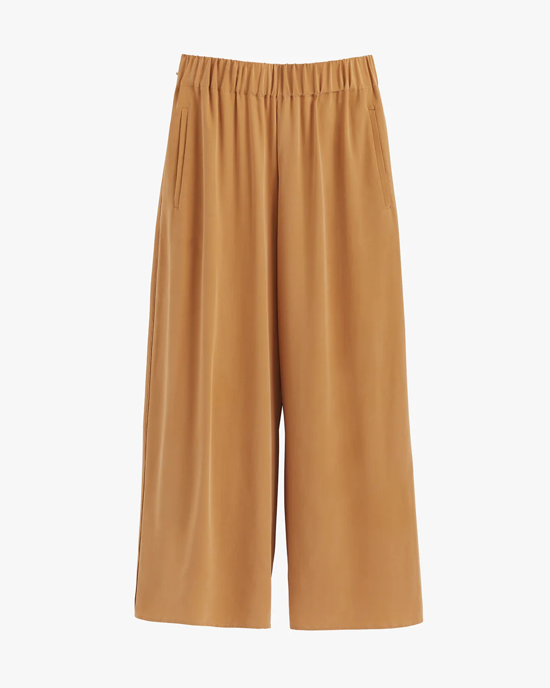 Washable Silk Wide-Leg Cropped Pant - Image 29