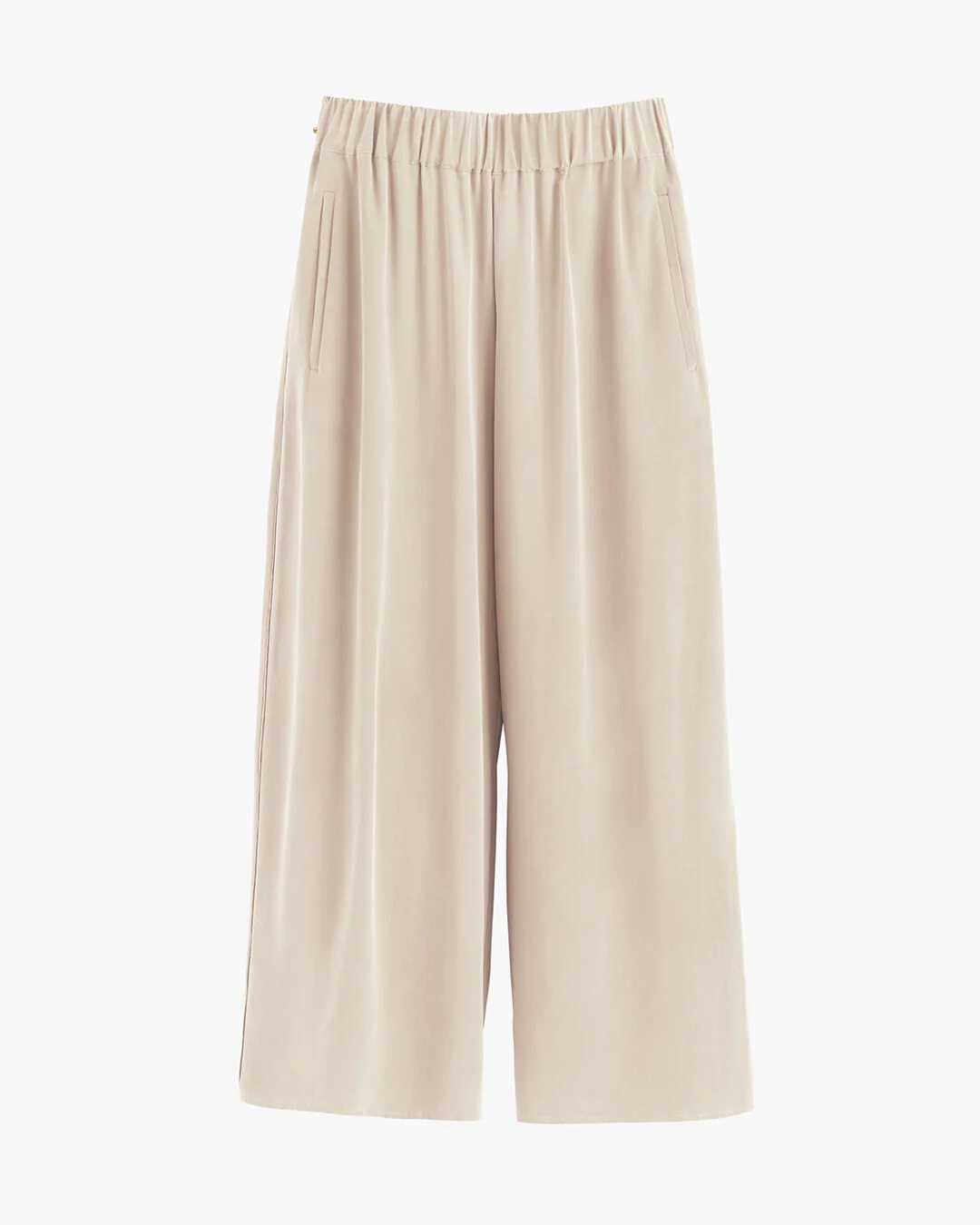 Washable Silk Wide-Leg Cropped Pant - Image 6