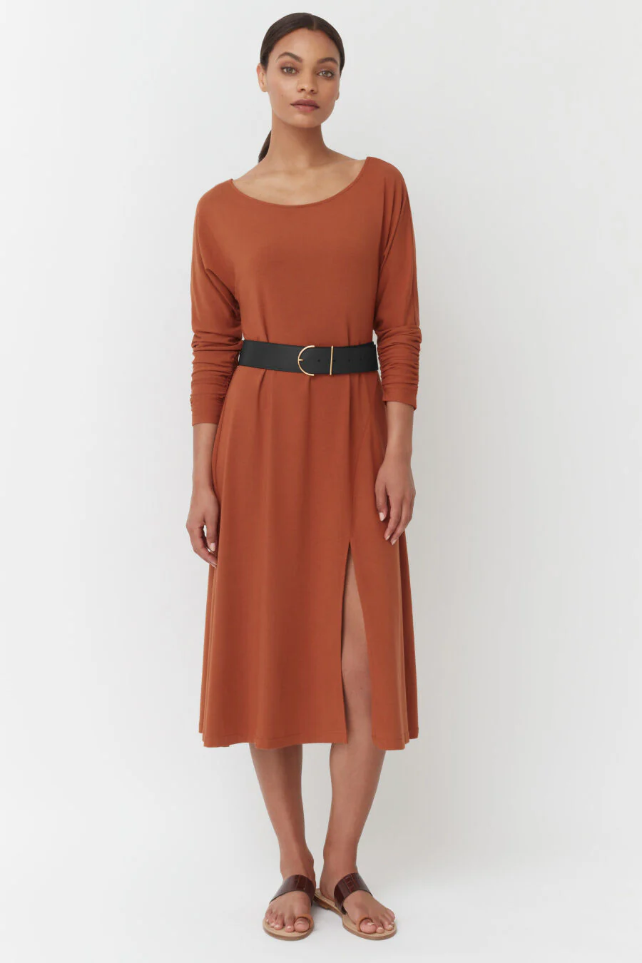 Wide Leather Belt - Image 3