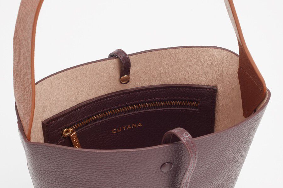 Wide Strap Mini Bucket Bag - Image 2