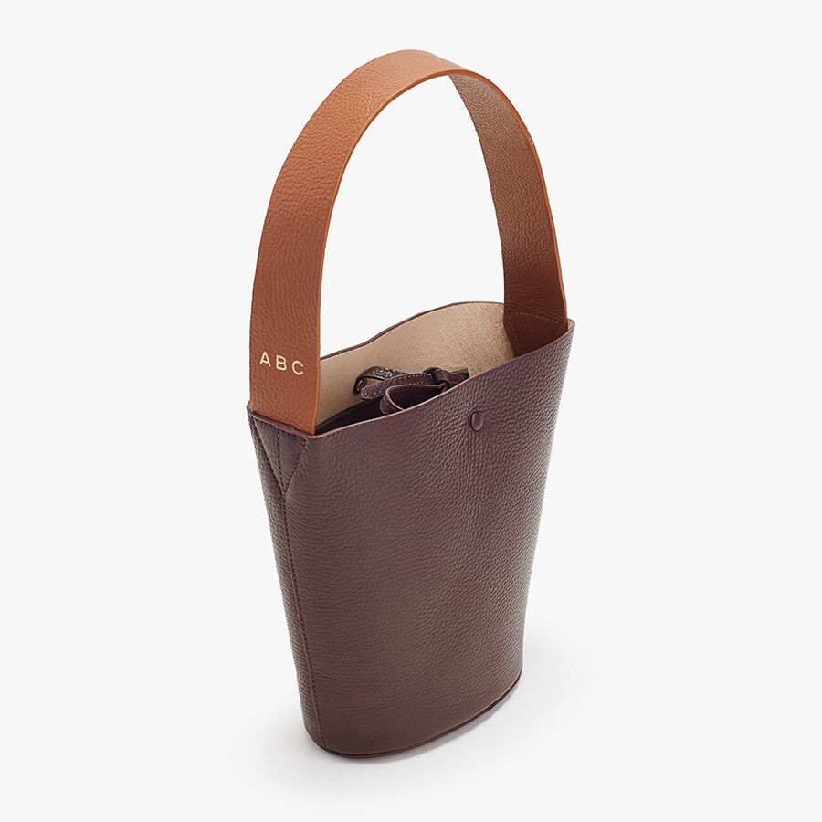 Wide Strap Mini Bucket Bag - Image 4