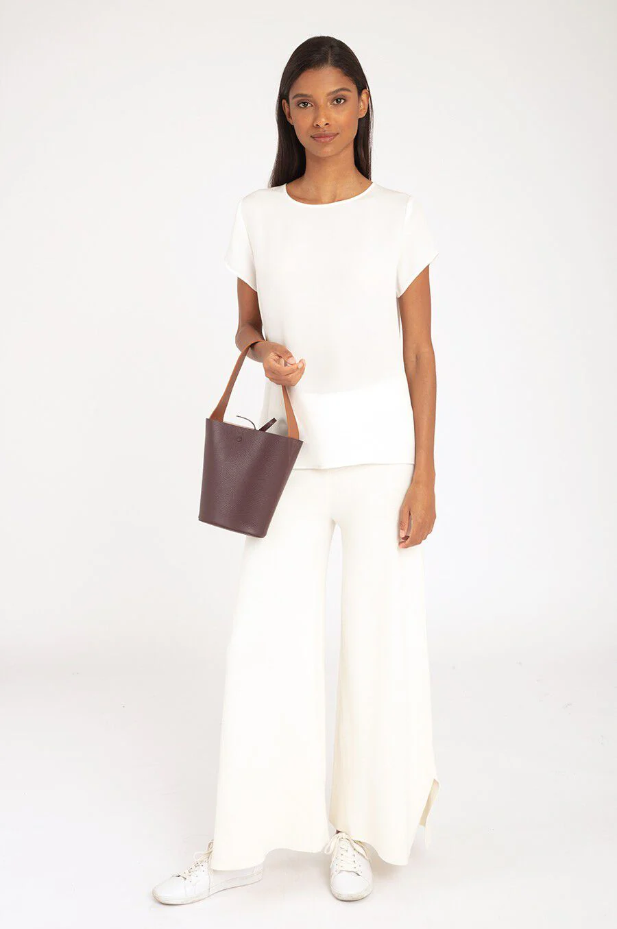 Wide Strap Mini Bucket Bag - Image 7