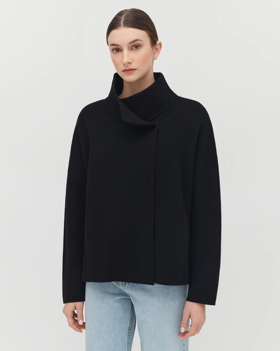 Wool Cashmere Short Jacket - Image 2
