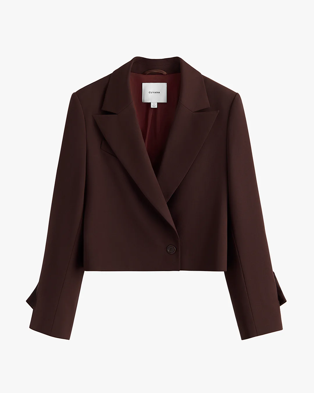 Wool Cropped Blazer - Image 10