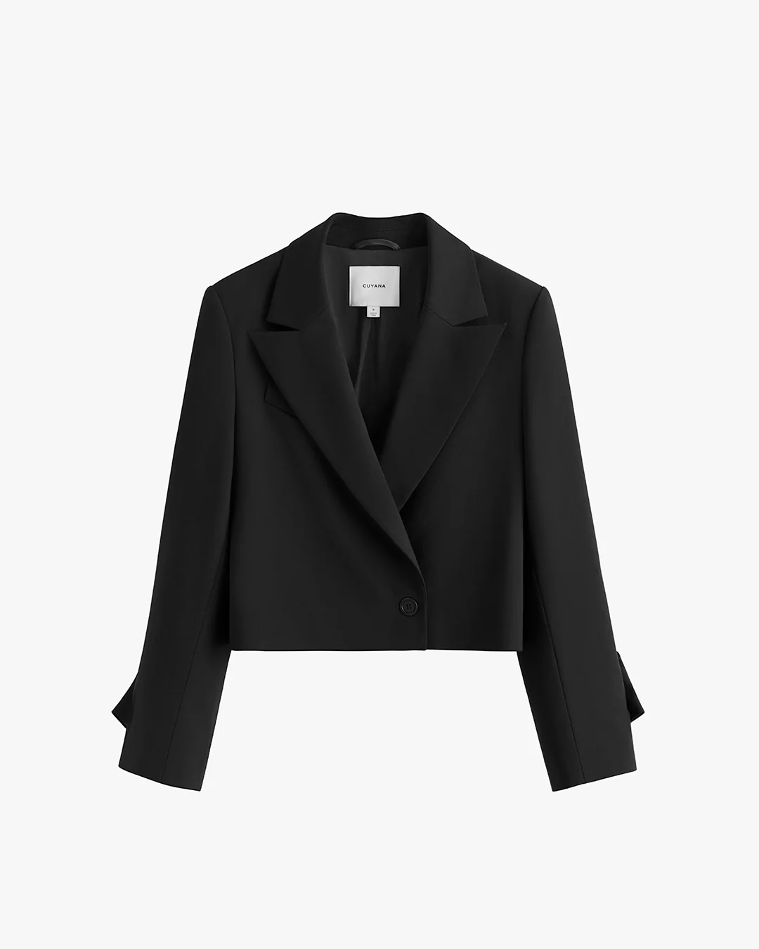 Wool Cropped Blazer - Image 11