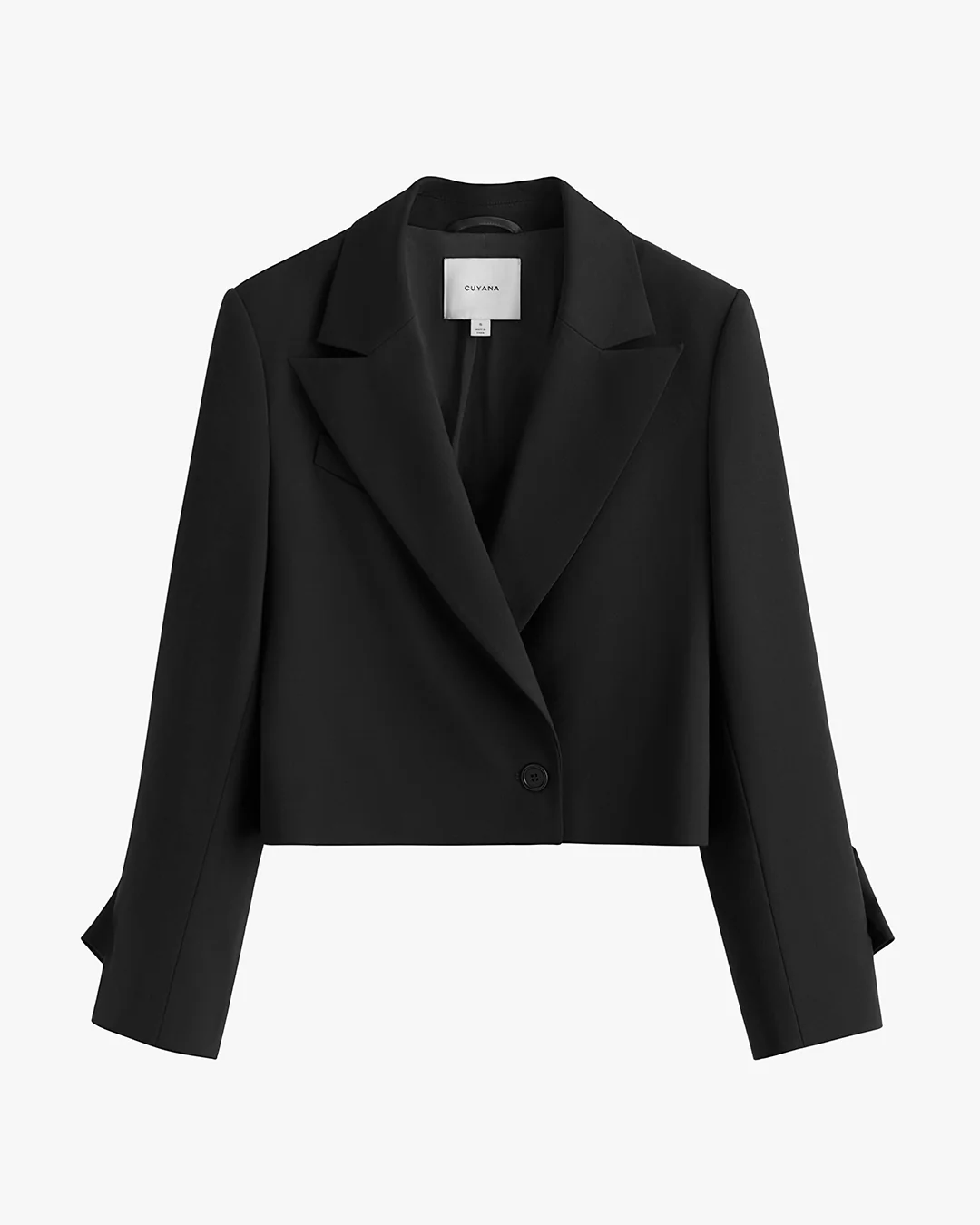 Wool Cropped Blazer - Image 9