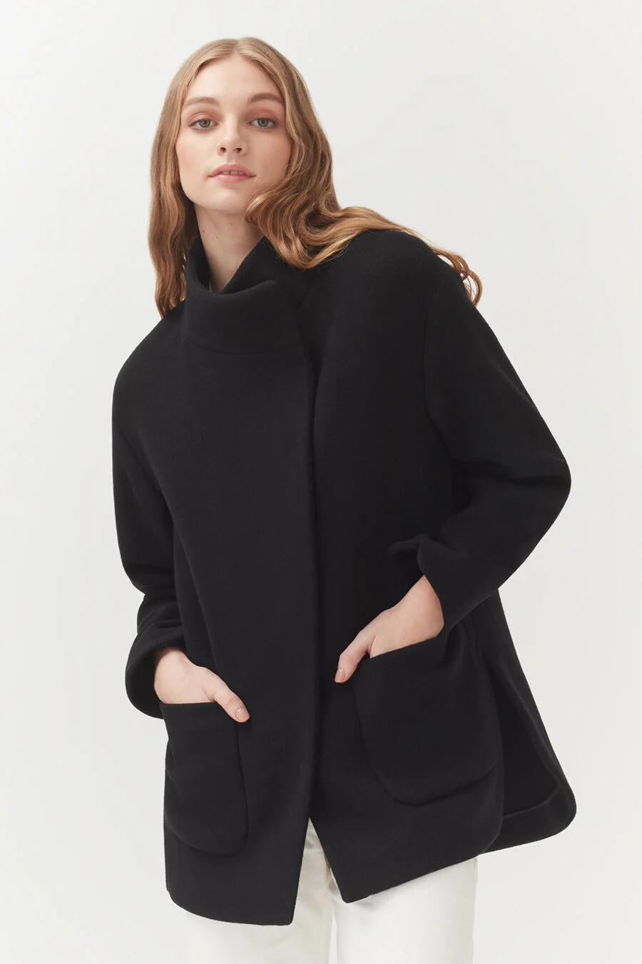 Wool High-Low Jacket - Image 2
