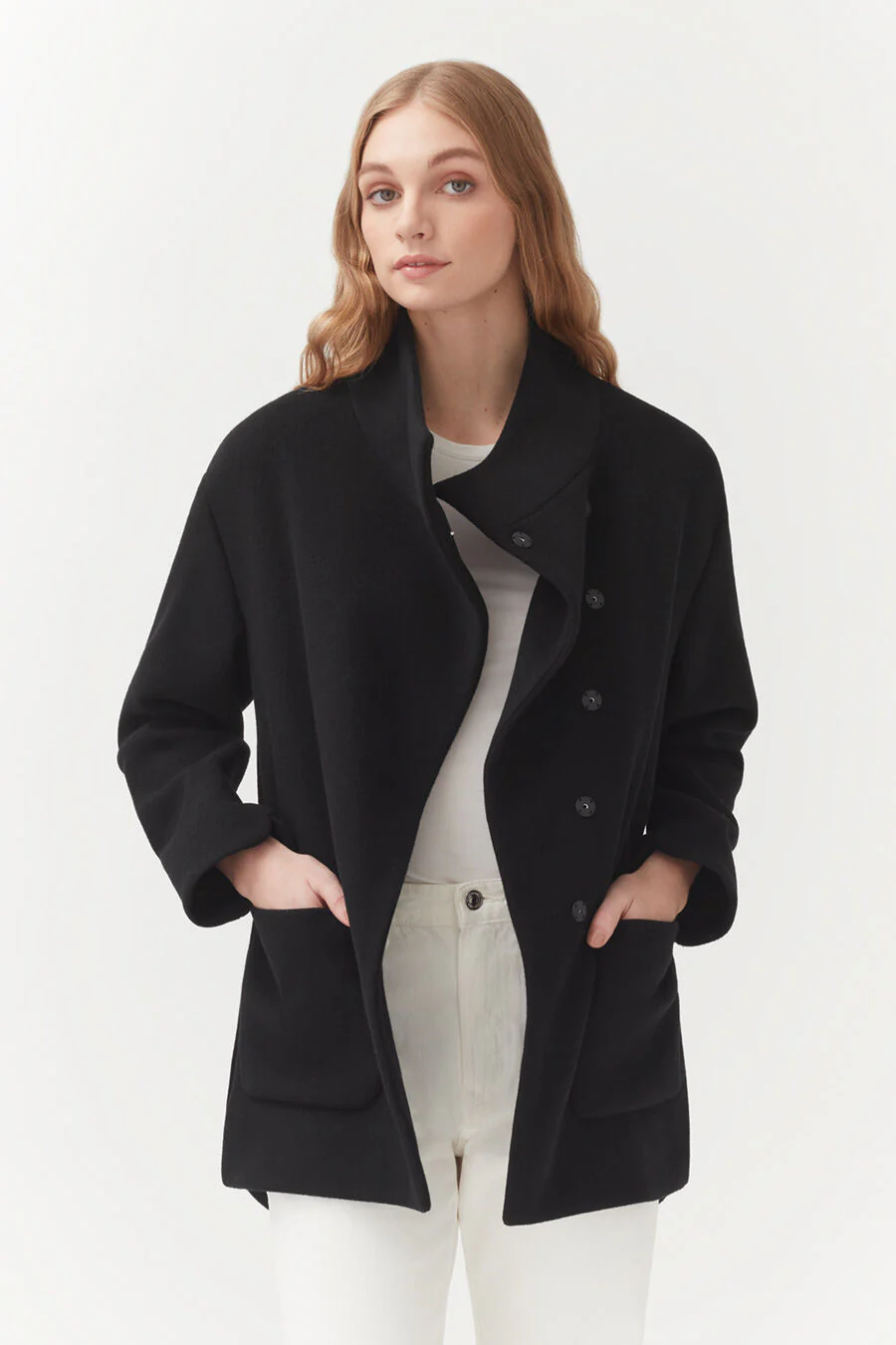 Wool High-Low Jacket - Image 6